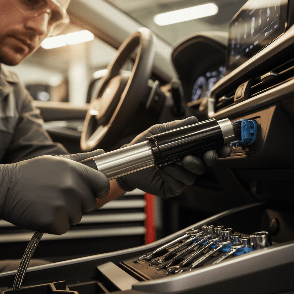 Vehicle immobilizer system and electronic control module components